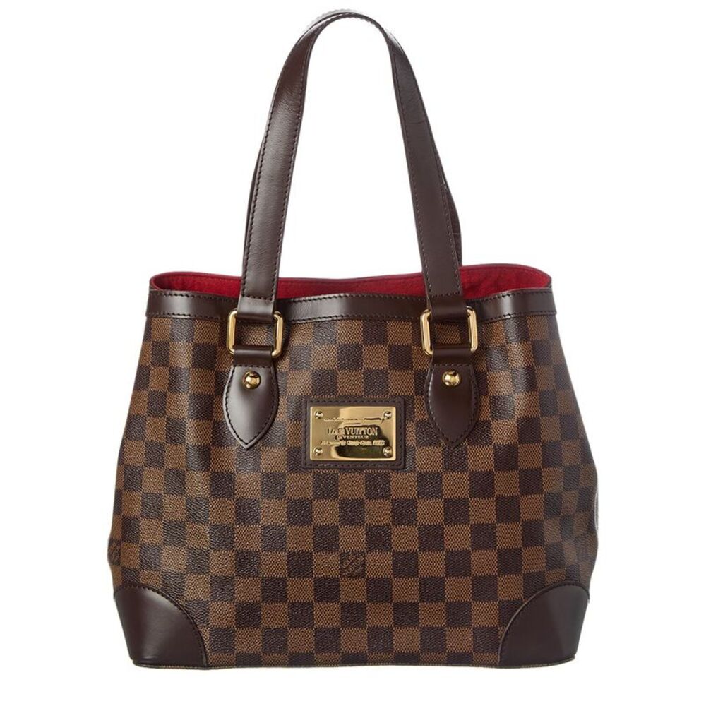 Louis Vuitton Brown Damier Ebene Coated Canvas Hampstead Pm (Authentic